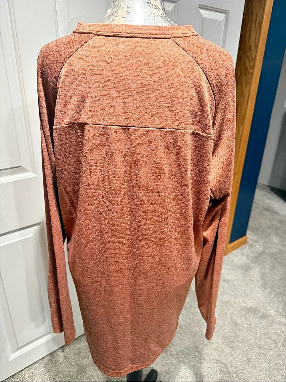 Nike Texas Longhorns Therma-FIT Long Sleeve Tee Orange - Picture 2 of 8